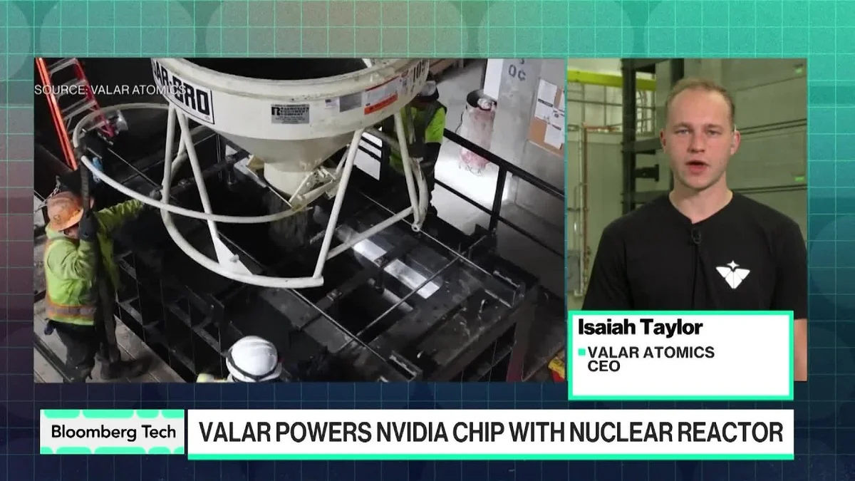 Valar Atomics Powers Nvidia Chip with Nuclear Reactor