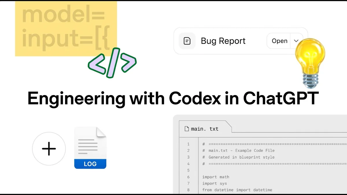 Screenshot of OpenAI's ChatGPT Codex interface showing AI performing code analysis, bug reproduction, and generating a fix plan for a software bug.
