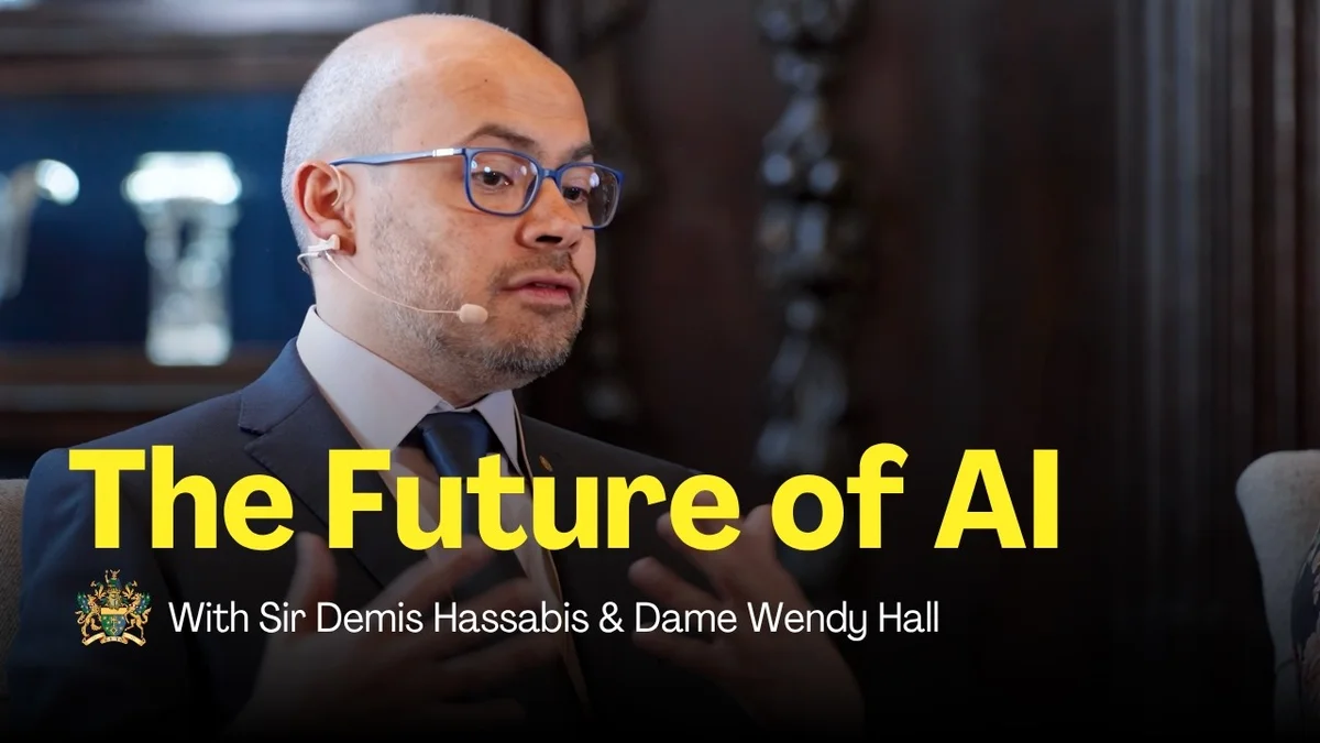 Sir Demis Hassabis and Dame Wendy Hall in conversation at the WCIT Annual Lecture on the Future of AI.