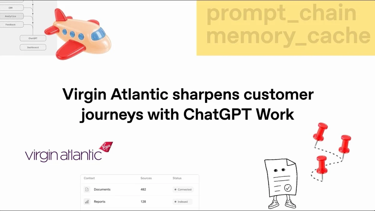 Miles King, Head of Customer Experience at Virgin Atlantic, discussing the use of ChatGPT.