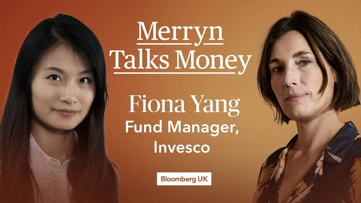 Fiona Yang, Invesco Fund Manager, speaking into a microphone