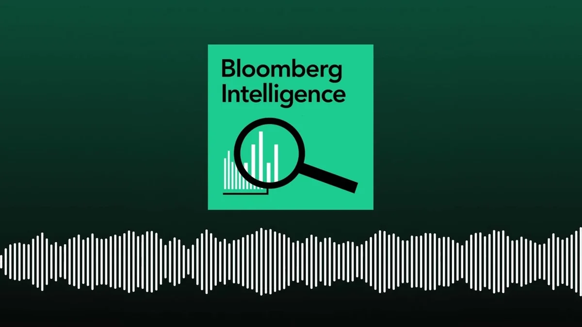 Bloomberg Intelligence podcast logo with sound waves