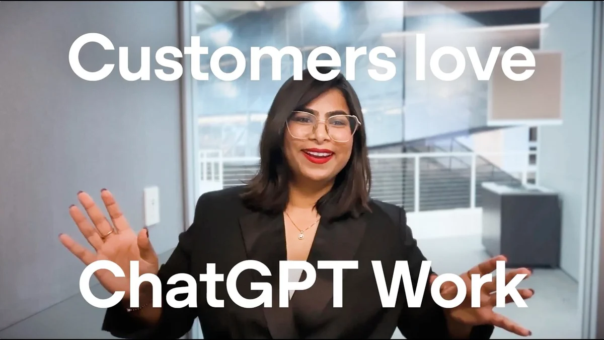 Angela Ferrante, Head of Enterprise Marketing at Zapier, speaking about ChatGPT.