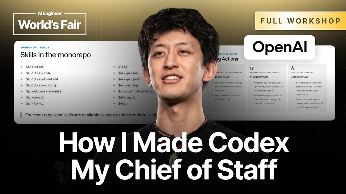 Jason Liu speaking at a workshop about OpenAI Codex