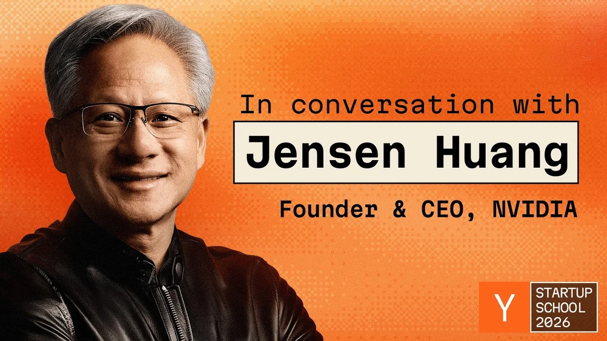 Jensen Huang, Founder & CEO of NVIDIA, speaking on stage.