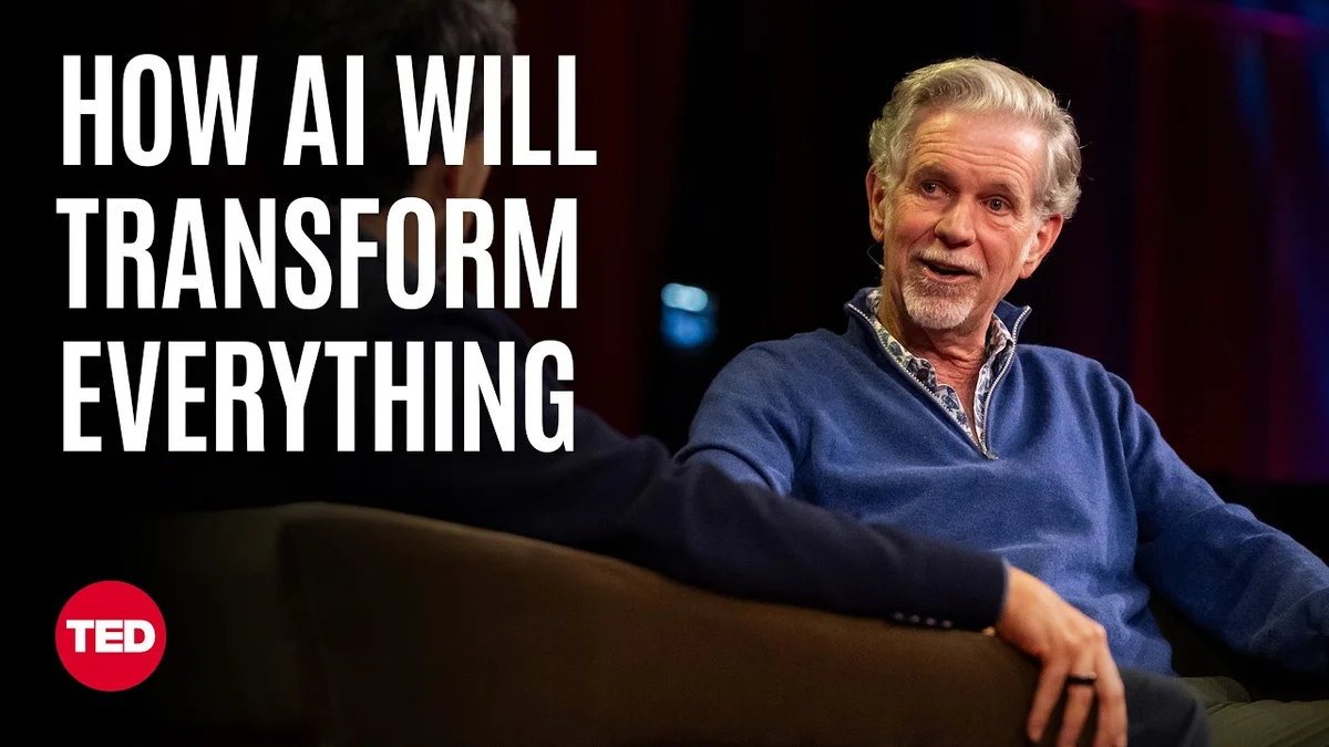 Reed Hastings in conversation at TED