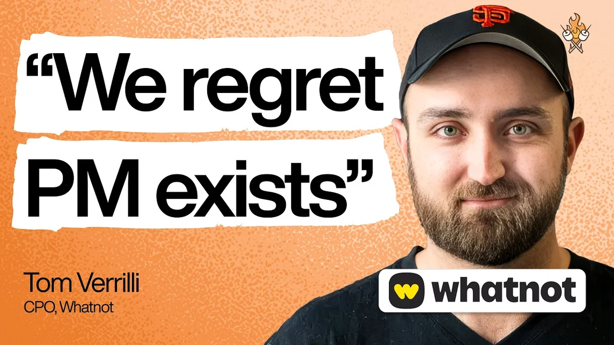 Tom Verilli, Chief Product Officer at Whatnot, speaking in a podcast interview.