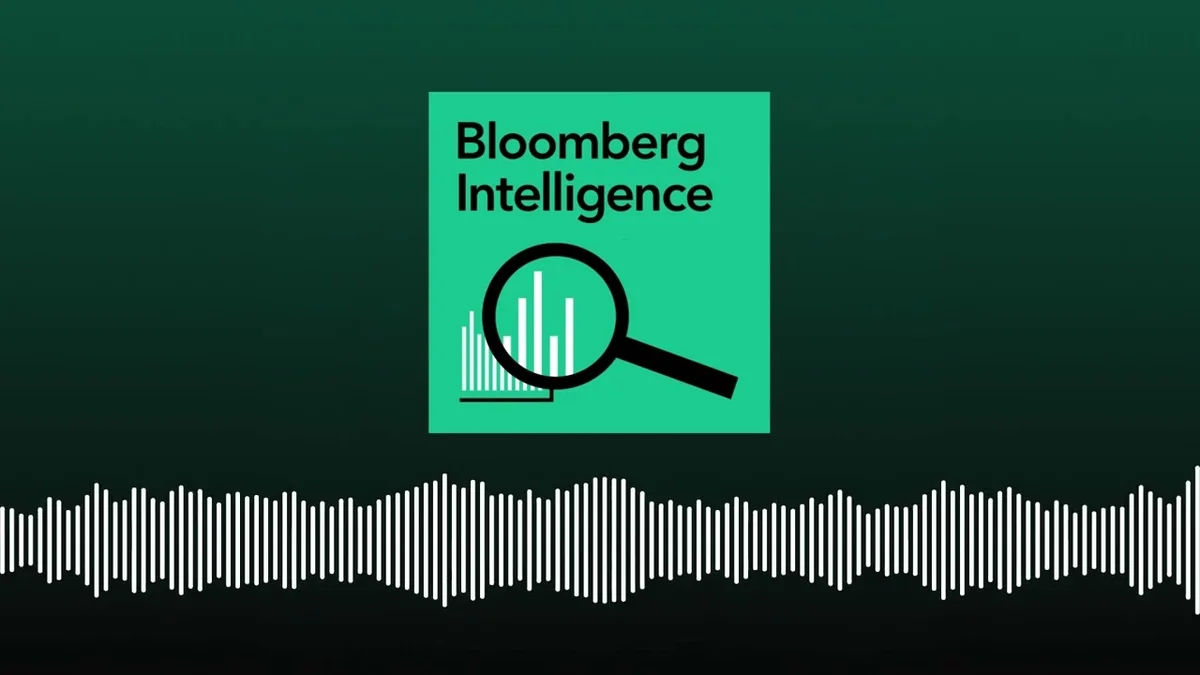 Bloomberg Intelligence logo with a magnifying glass over a bar chart