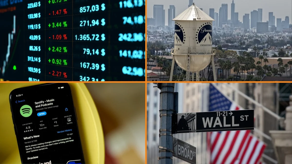 Bloomberg Money Minute graphic with text overlay