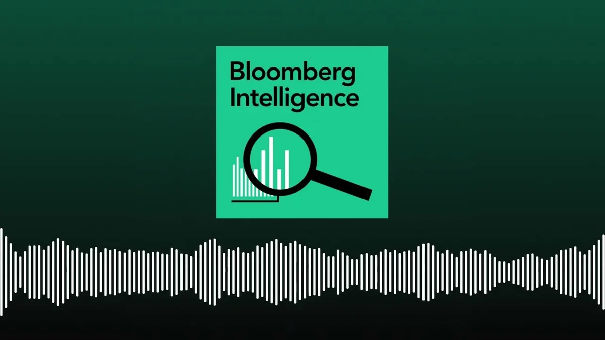 Bloomberg Intelligence logo with a magnifying glass over a bar chart.