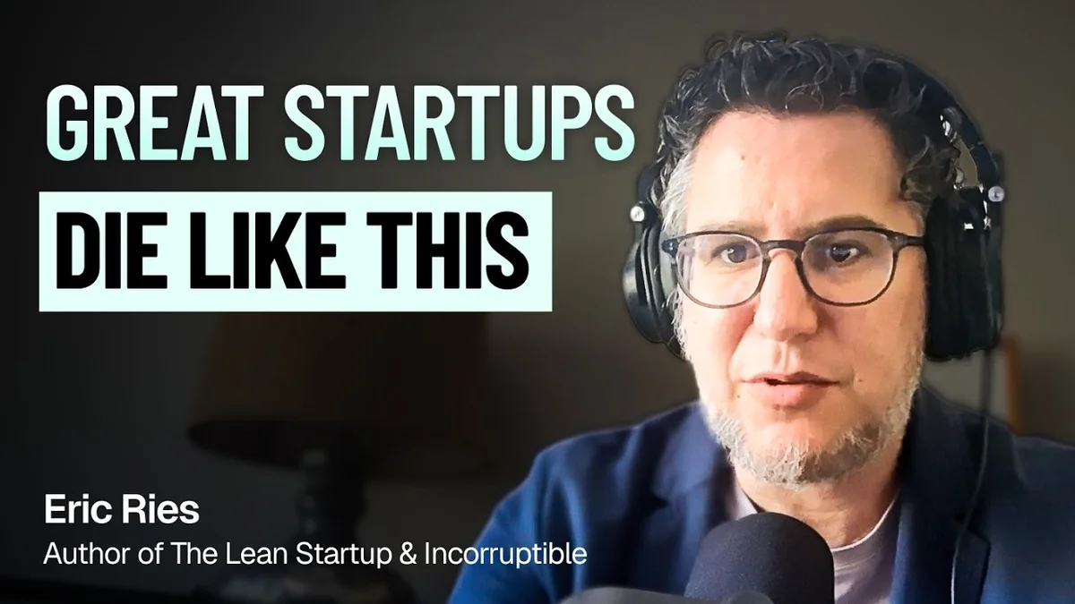 Eric Ries, author of The Lean Startup, speaking about building incorruptible companies.