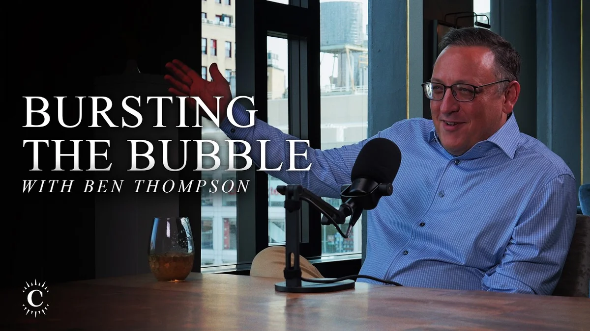Ben Thompson and Patrick O'Shaughnessy discussing AI on a podcast.