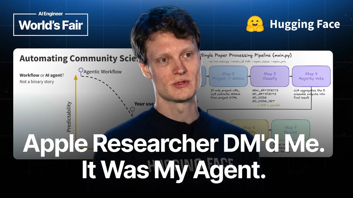 Hugging Face Engineer Automates Job with AI Agents
