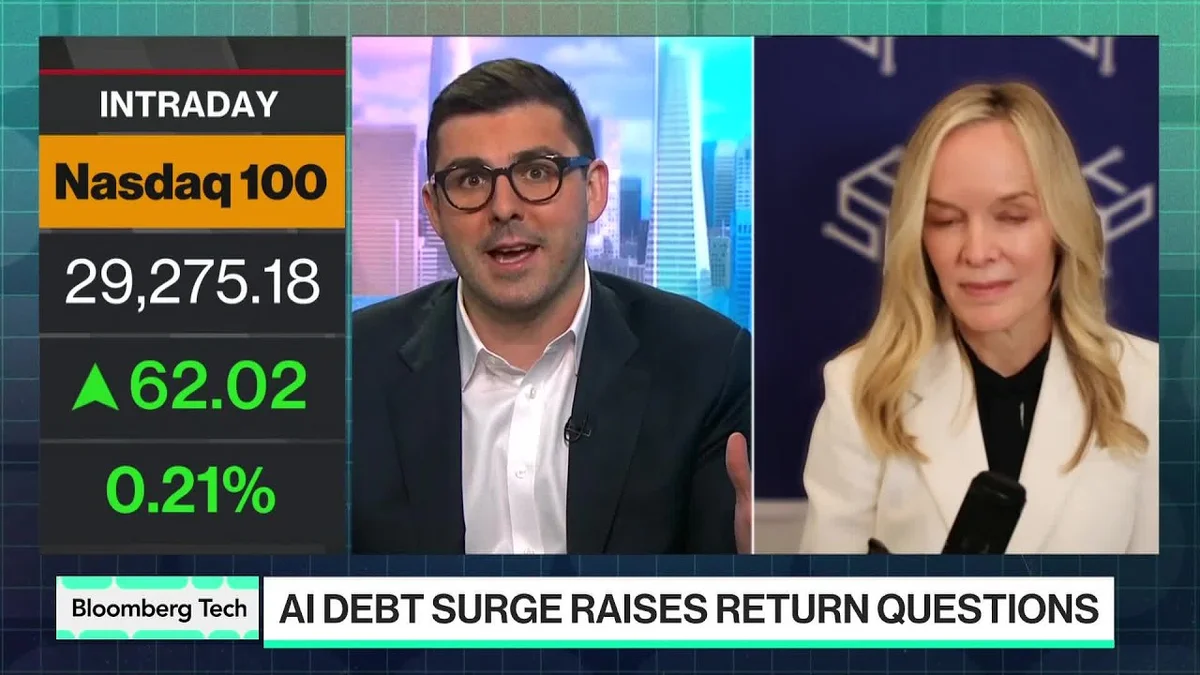 Erika Klauer of Science and Technology Partners discusses AI debt on Bloomberg Tech.