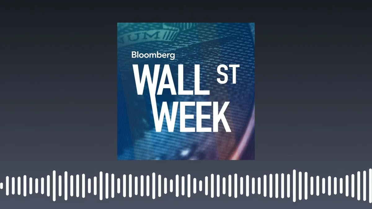 Bloomberg Wall Street Week logo with audio waveform