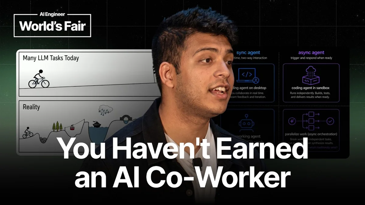 Varun Shenoy of Long Lake presents AI diffusion from co-pilot to co-worker on stage