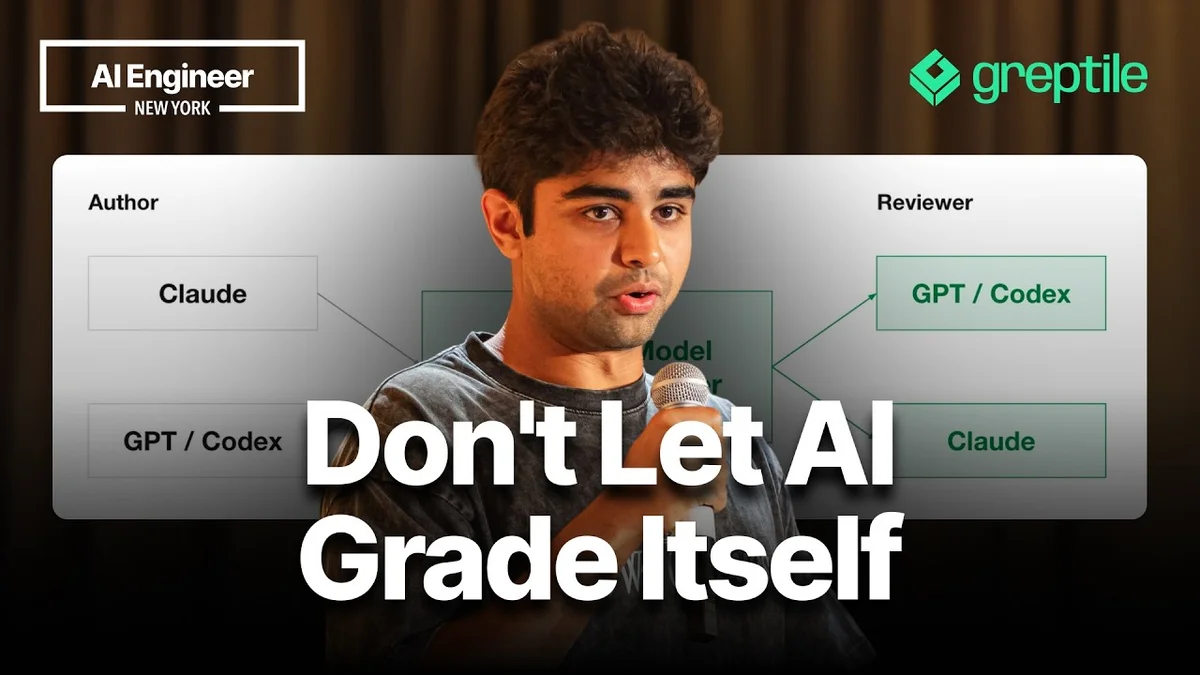 Daksh Gupta presenting how to build an AI code review agent