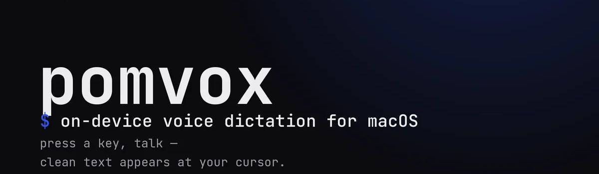 Pomvox header image