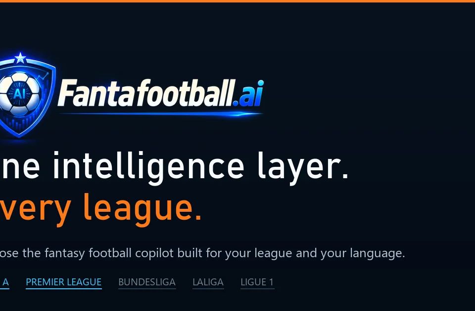 FantaFootball AI header image
