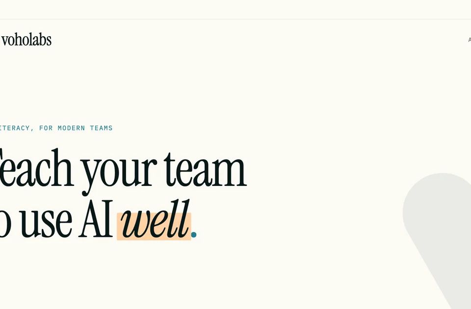 Voholabs header image