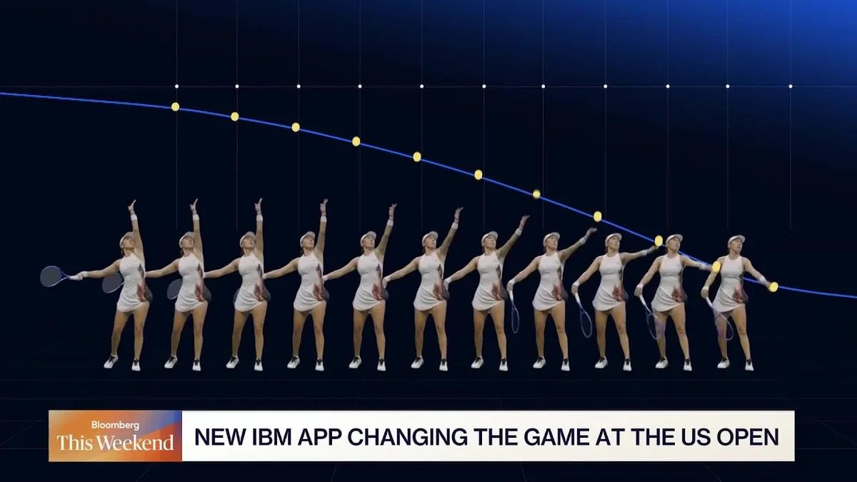 Jonathan Adashek, IBM Senior Vice President, speaks about the new AI app at the US Open.